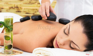 Hot stone 165.000 vnd, only in Lavie Spa.