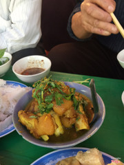 Giả cầy thơm ngon. Nồng mùi riềng mẻ nhưng nước dùng rất ngọt. 1 bát đủ cho hai người nhâm nhi thoả thích!!