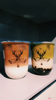 Latte royal 09 và Matcha trân châu đường đen