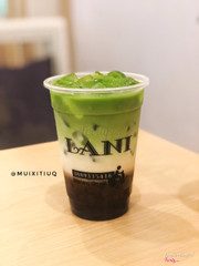 Sữa tươi matcha trân châu đường đen