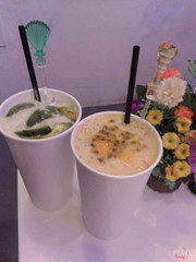 sinh tố bơ + xoài - chanh dây