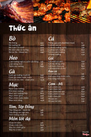 Còn đây là danh sách các món ăn "Chơi"
Dành cho thực khách Sài Thành không thích ăn món Nướng, Món Miền Trung có thể có thêm nhiều lựa chọn khác để thưởng thức hương vị tại 3Vui Sài gòn