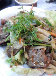 bò xào sa tế