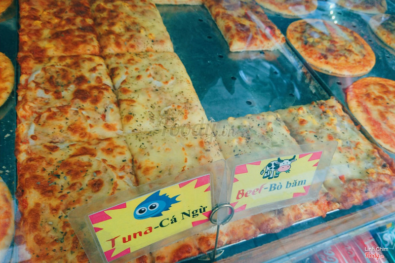 Pizza cá ngừ + bò băm
