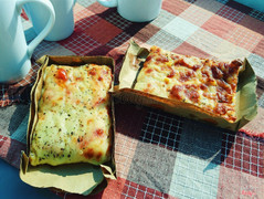 Pizza xúc xích + salami