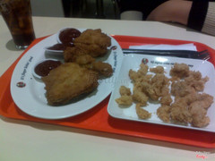 gà rán ko cay, gà viên 