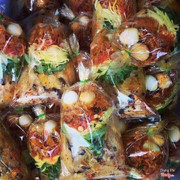 bánh tráng trộn chú viên