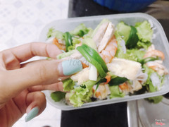 gỏi cuốn chấm dấm bỗng