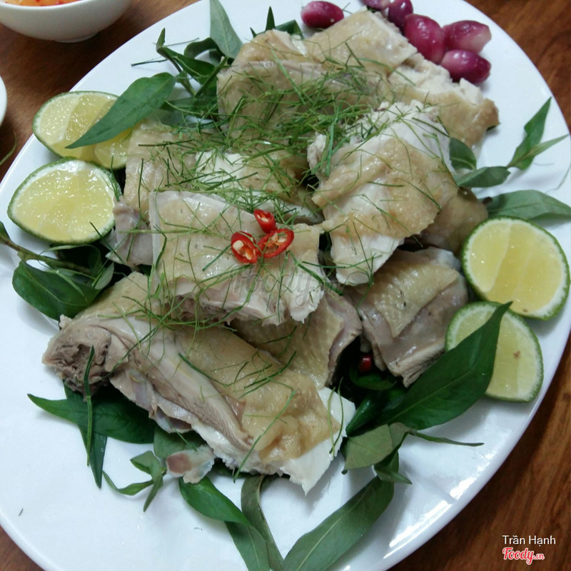 gà chặt lá chanh