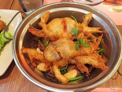 Miến xào cua lột 