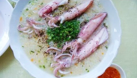 Cháo Mực & Gỏi Cuốn