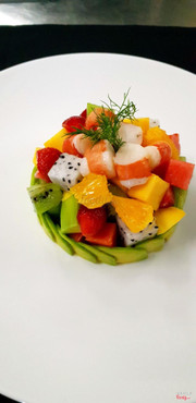 Salad trái cây tôm