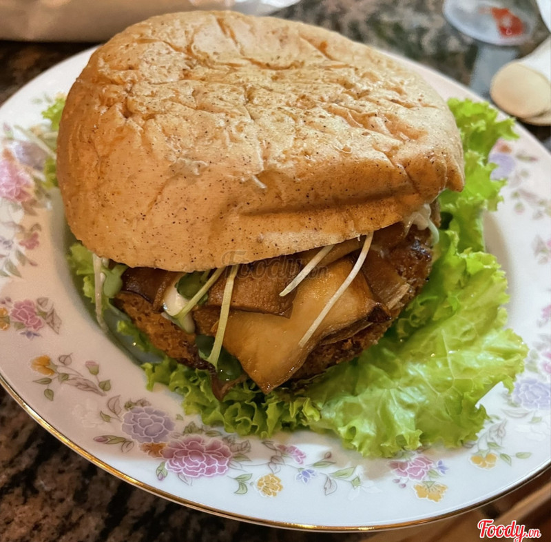 Burger đậu gà