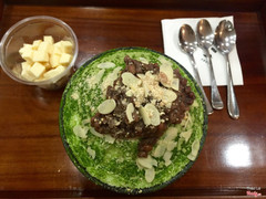 Bingsu trà xanh và phô mai thêm