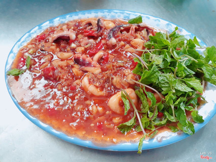 Bạch tuộc xào cay