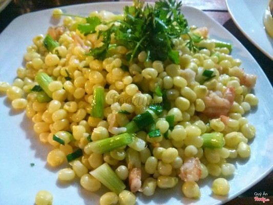 Bắp xào tôm