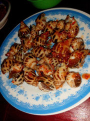 ốc hương xào bơ tỏi