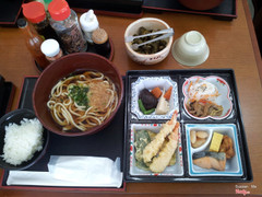 bento set & Udon noodles