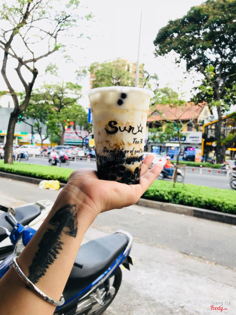 Sữa tươi trân châu đường đen