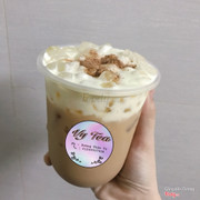Trà sữa trân châu trắng + milkfoam
