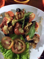 Càng cua gang muối