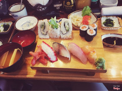 set sushi trưa, tươi ngon dã man