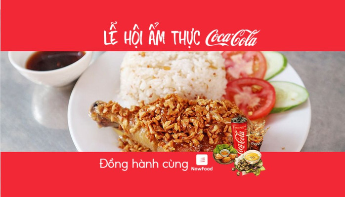 FoodFest - Cơm Gà Xối Mỡ 149 - Cơm Gà Mắm Tỏi - Nowfood x Coca