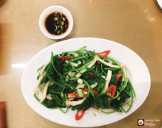 Rau khoai xào