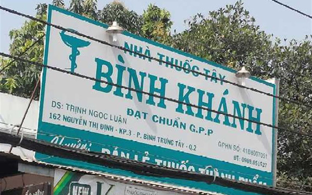 Nhà Thuốc Tây Bình Khánh - Nguyễn Thị Định