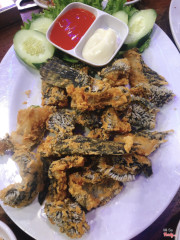 Da cá mú chiên giòn