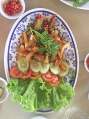 Sụn gà chiên 