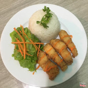 Cơm cá fillet chiên giòn
