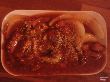 bạch tuộc xào cay