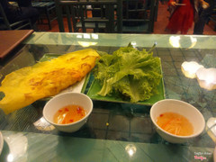 Bánh xèo củ sắn tôm thịt 