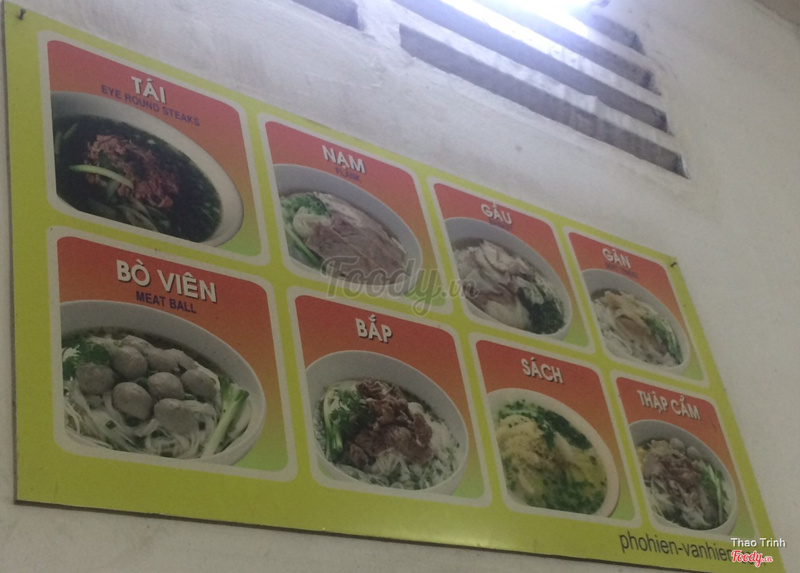 Các loại phở