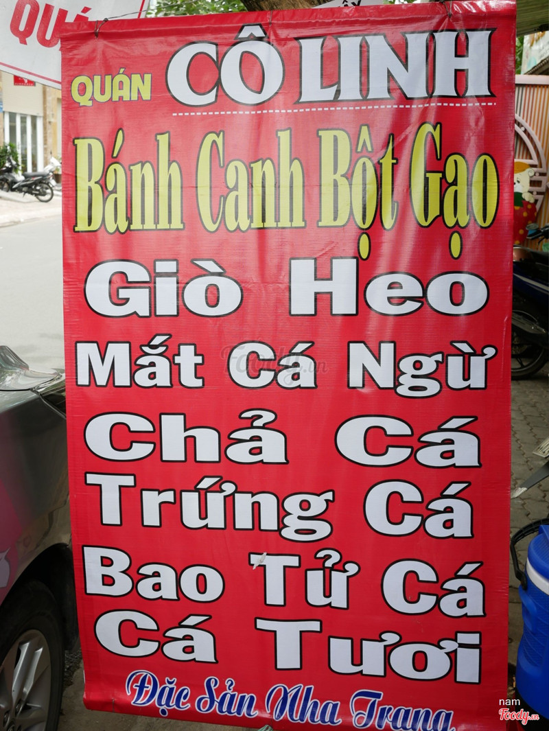 Cái biển tưởng của quán bên cạnh,đâu cũng là menu quán