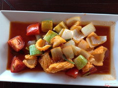 Mực xào chua ngọt