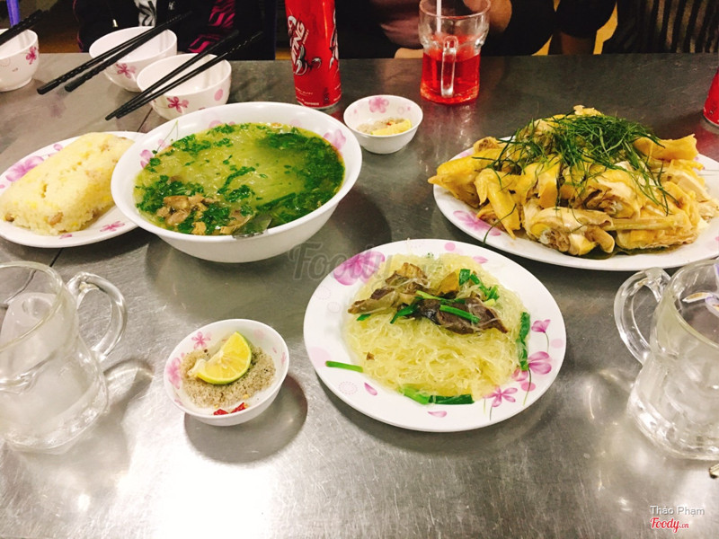 Xôi gà đậu phộng