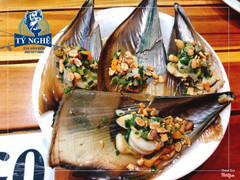 cồi mai nướng mỡ hành