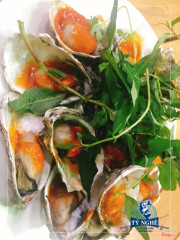hàu nướng sate