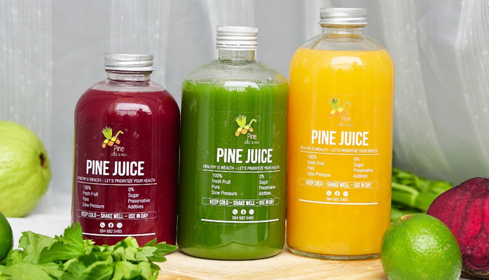 Pine Juice & Milk - Nước Ép Trái Cây Và Sữa Hạt - Phan Văn Trị