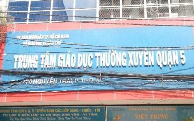 Trung Tâm Giáo Dục Thường Xuyên Quận 5 