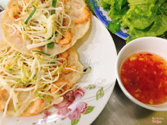 Bánh xèo tôm nhảy