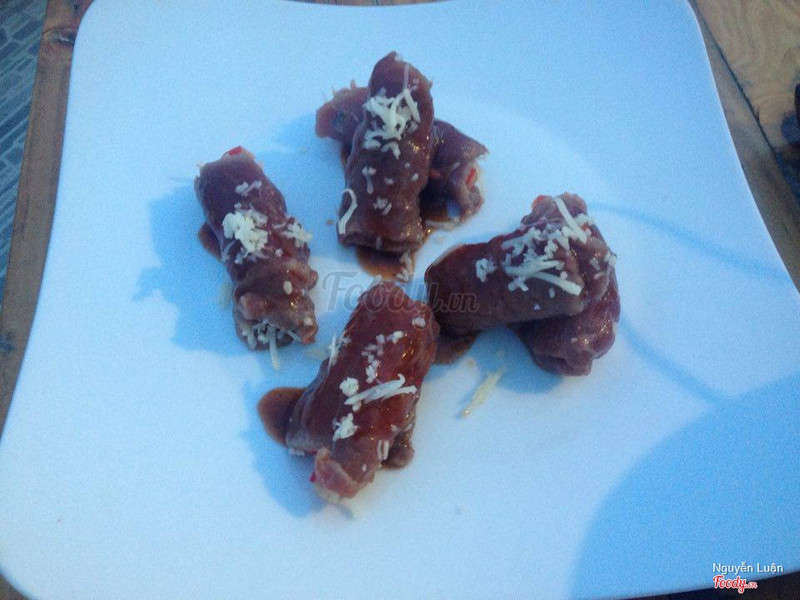 Bò nướng phô mai