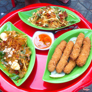 bánh tráng trộn