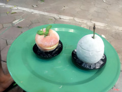 Kem ổi đào n kem táo