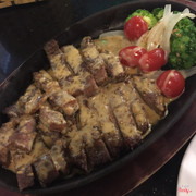 Their signature beef steak - vnd 155,000