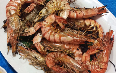 夜市大排档 BBQ 椰子虾