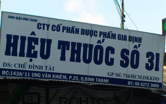 Hiệu Thuốc Số 31 - Ung Văn Khiêm