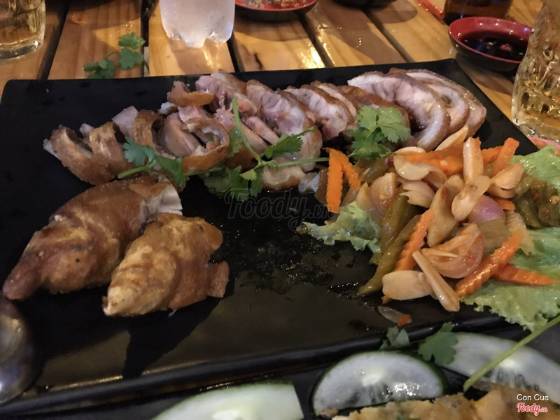 giò heo muối chiên